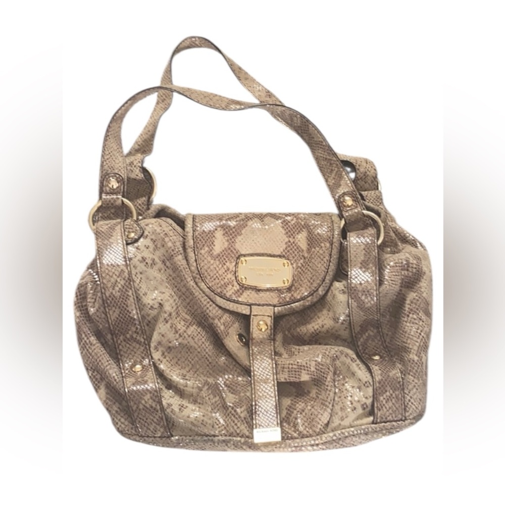 Michael Kors faux snake skin purse